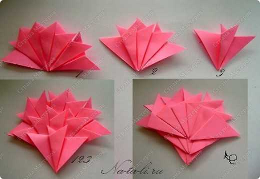 Мастер класс оригами гвоздика