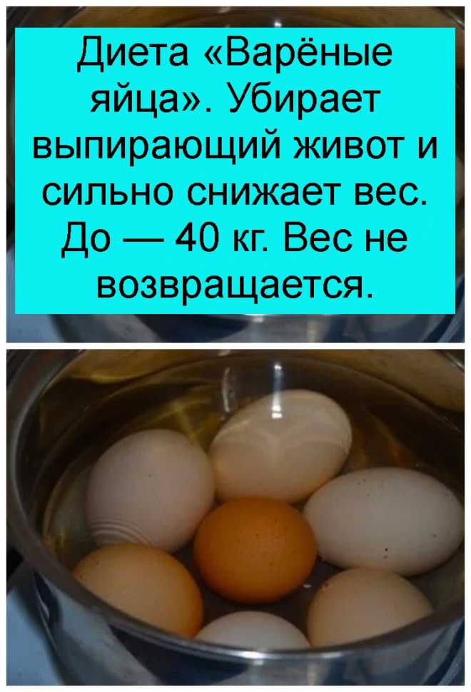Диета На Вареных Яйцах